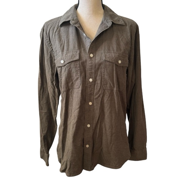 Everlane Tops - Everlane Olive Green Button Down Shirt